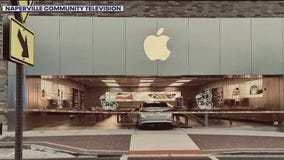 Trio uses stolen car to ram into Naperville Apple Store, then steals electronics: police