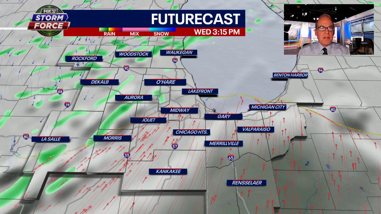 A few evening showers, then cooler but dry Thursday through early next week