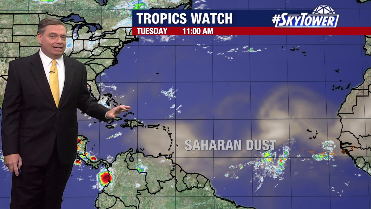 Saharan dust likely to keep tropics quiet for now