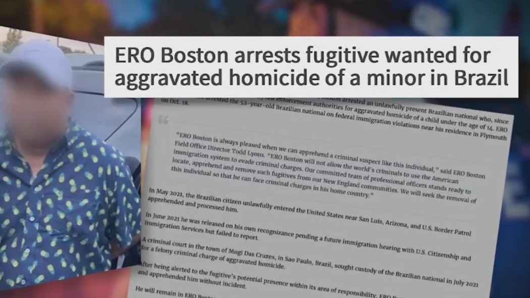 ICE Boston catches suspect in Brazil murder