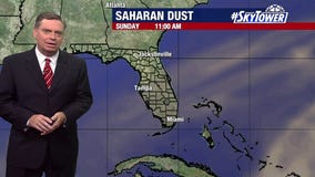 Tropics remain quiet with Saharan dust approaching
