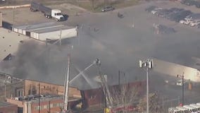 Massive fire burning at Back of the Yards food processing plant