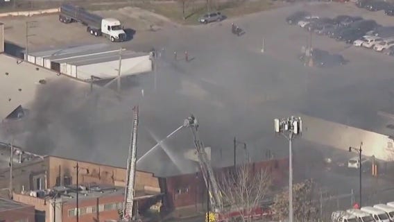 Massive fire burning at Back of the Yards food processing plant