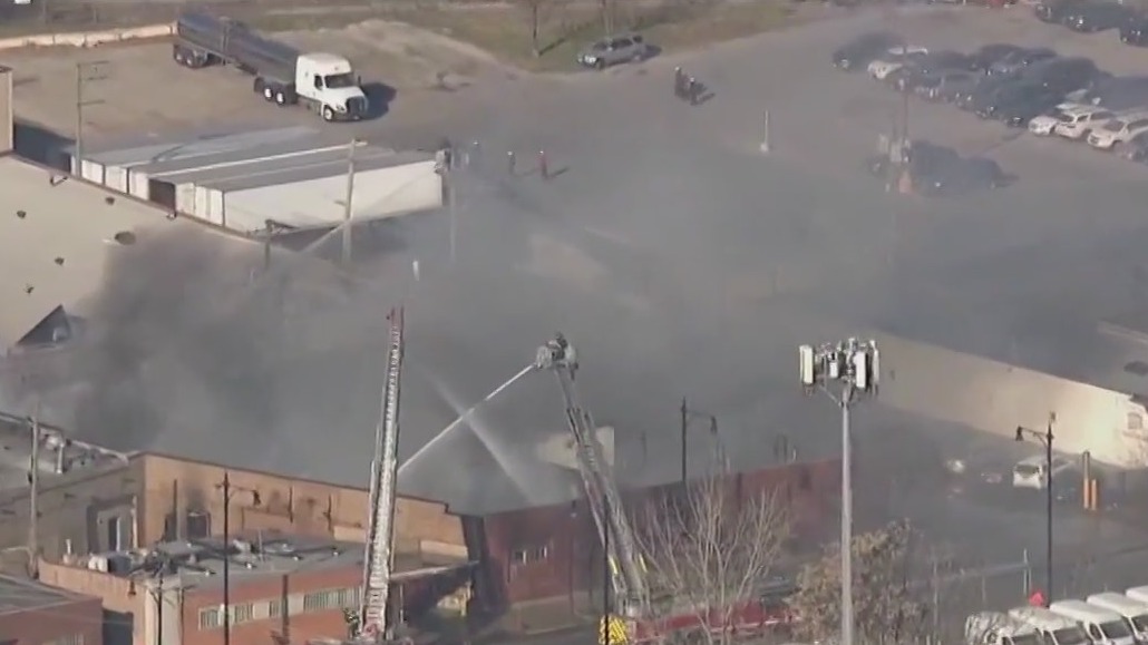 Massive fire burning at Back of the Yards food processing plant