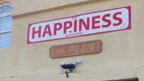 The story behind 'The Happiness Experiment' signs