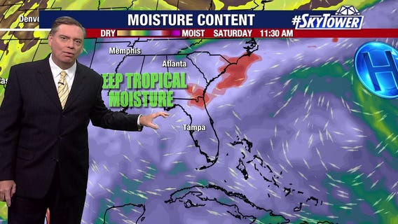 Saharan dust in Atlantic could begin breaking up