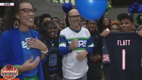 Orange Friday at South Shore International College Prep with the Tars