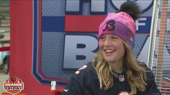 Chicago Bears celebrates 11-year-old superfan Bryn Giernoth