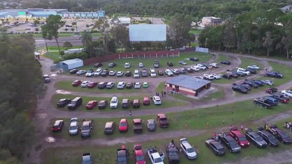 Ruskin family drive-in theatre remains