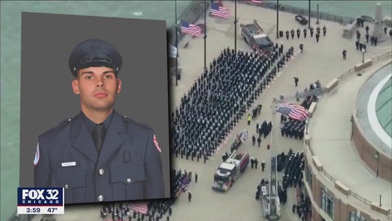 Chicago mourns fallen firefighter Andrew Price at Navy Pier funeral