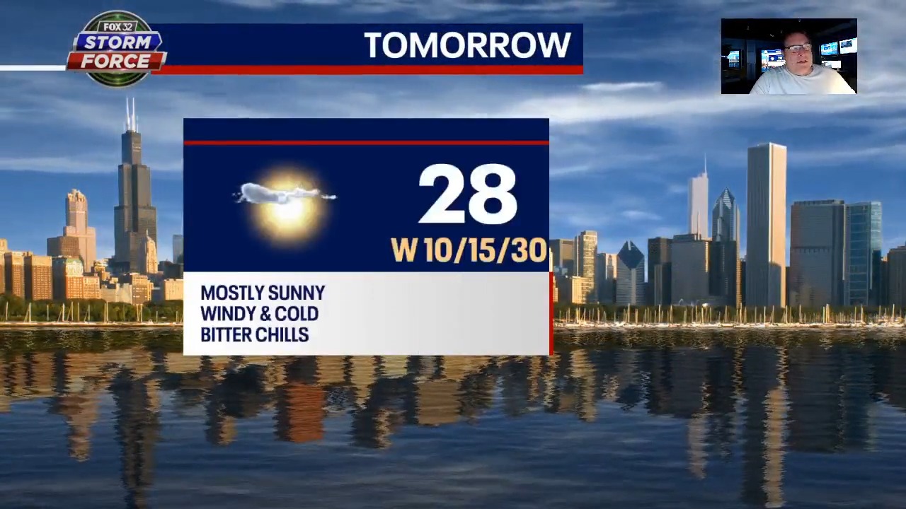 Chicago weather: Sunday snow ushers in pop of cold air