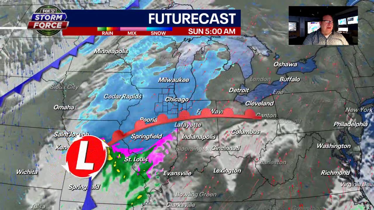 Weekend snow in the forecast