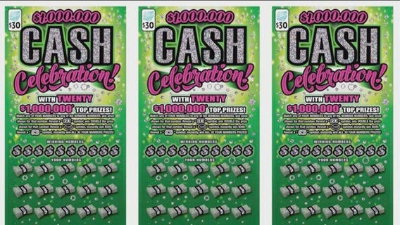 Illinois Lottery player wins $1M on scratch-off ticket bought in Chicago suburbs
