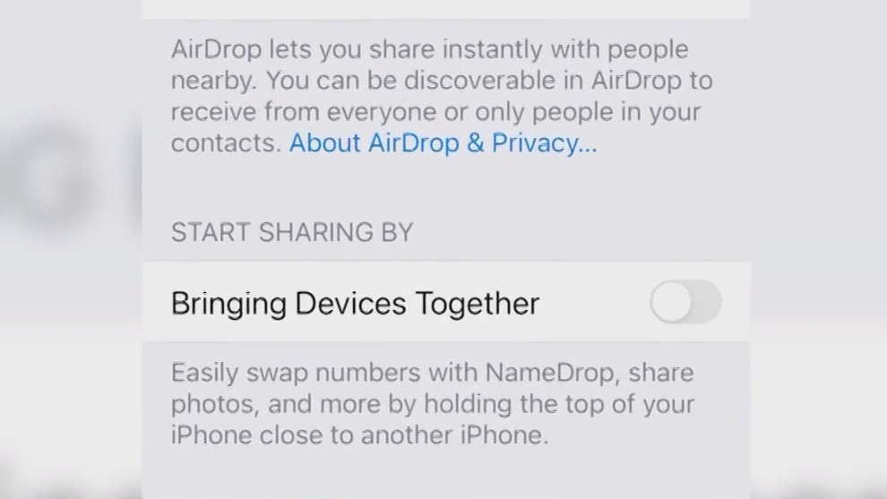 Lockport police caution users about iPhone 'NameDrop' feature