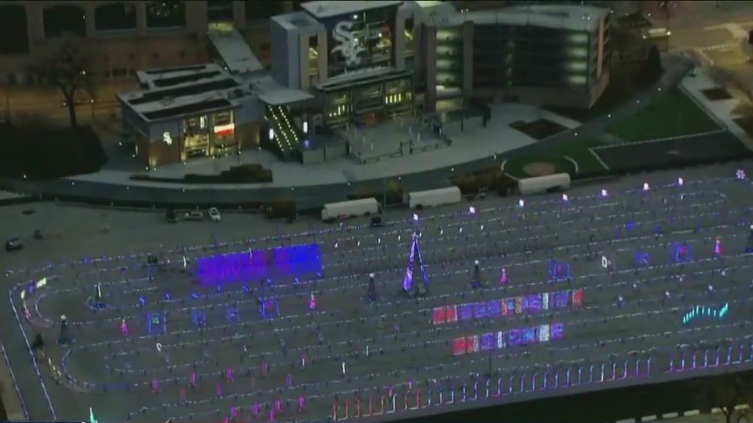 Guaranteed Rate Field transforms into drive-thru holiday light display