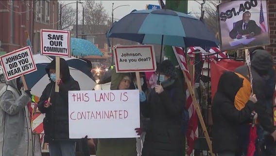 'Land is contaminated': Construction paused at Chicago migrant shelter