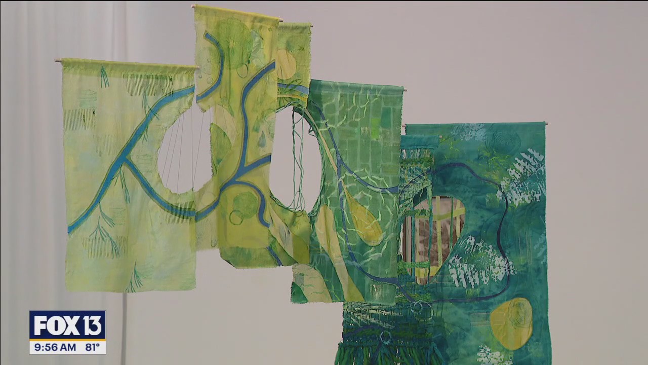 Threads of Nature exhibit in Largo