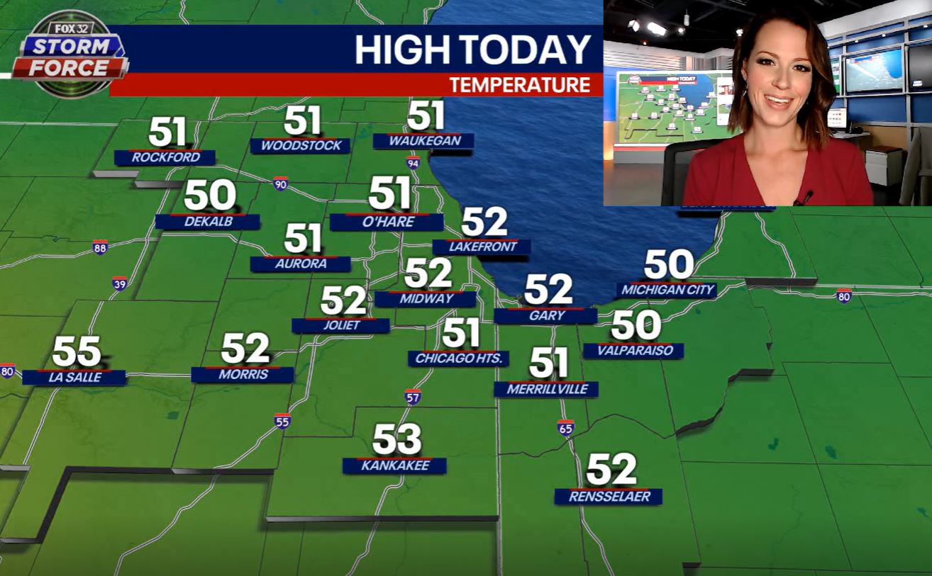 Chicago weather: Almost 60 degrees on Friday ahead of strong cold front