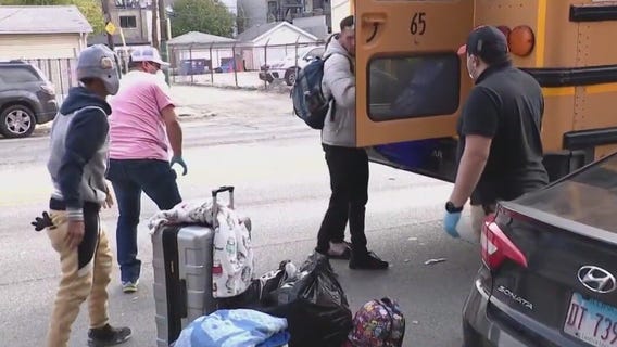 Migrant families move into West Town shelter amid controversy