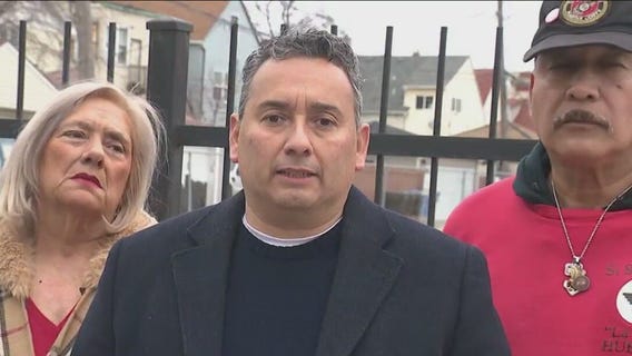 Little Village residents protest proposed migrant camp