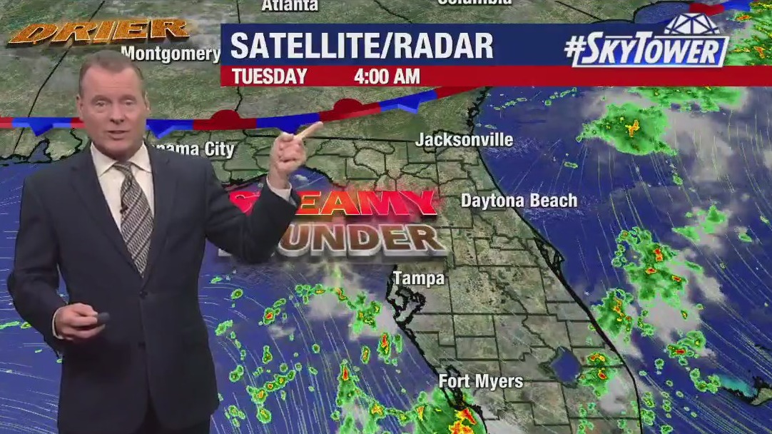 Tampa weather | scattered showers all over area | FOX 13 Tampa Bay