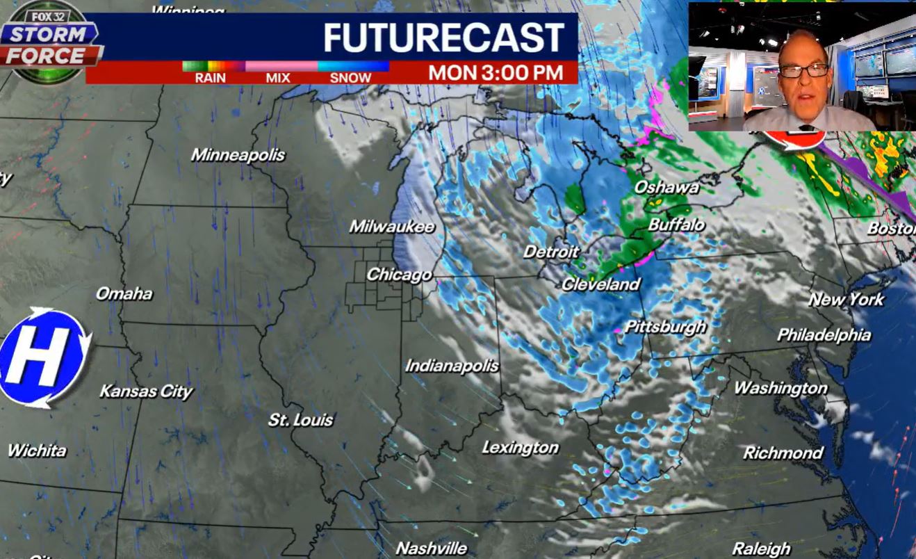 Chicago weather: Wintry start to the week, but a warmup is coming