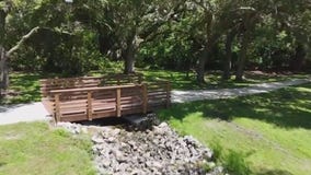 Inside Del Oro Park in Clearwater