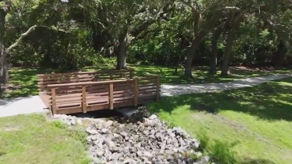 Inside Del Oro Park in Clearwater