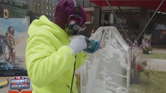 Orange Friday with Nadeau's Ice Sculptures
