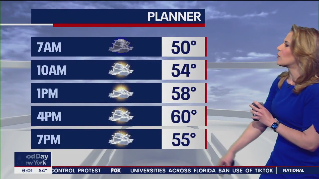 Friday weather forecast