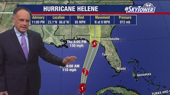 Helene to bring 'catastrophic' winds, storm surge