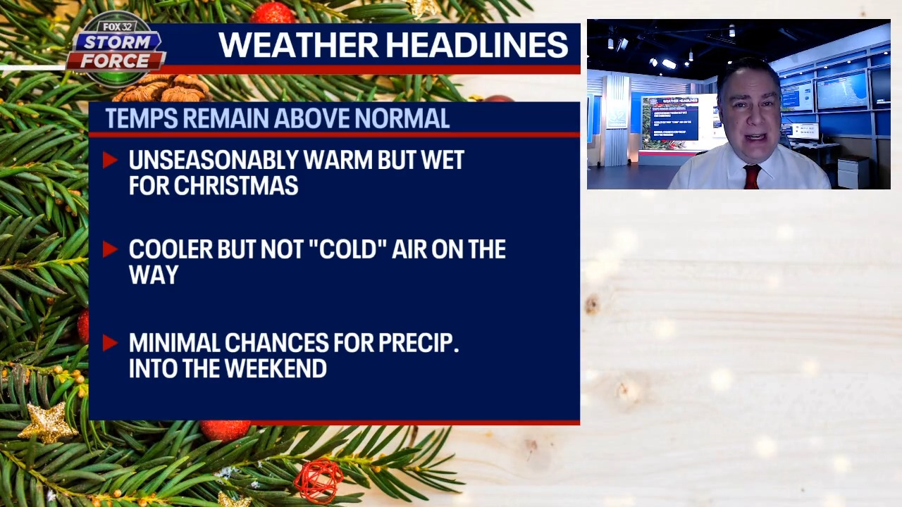 Chicago weather: One of the warmest and wettest Christmases