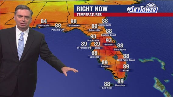 Tampa Weather | Muggy with scattered showers
