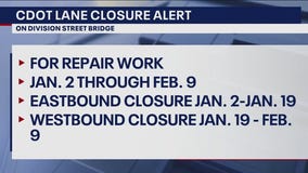 Division Street Bridge construction prompts road closures