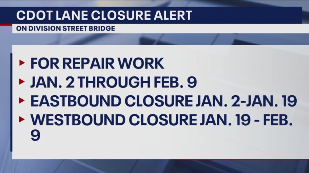 Division Street Bridge construction prompts road closures