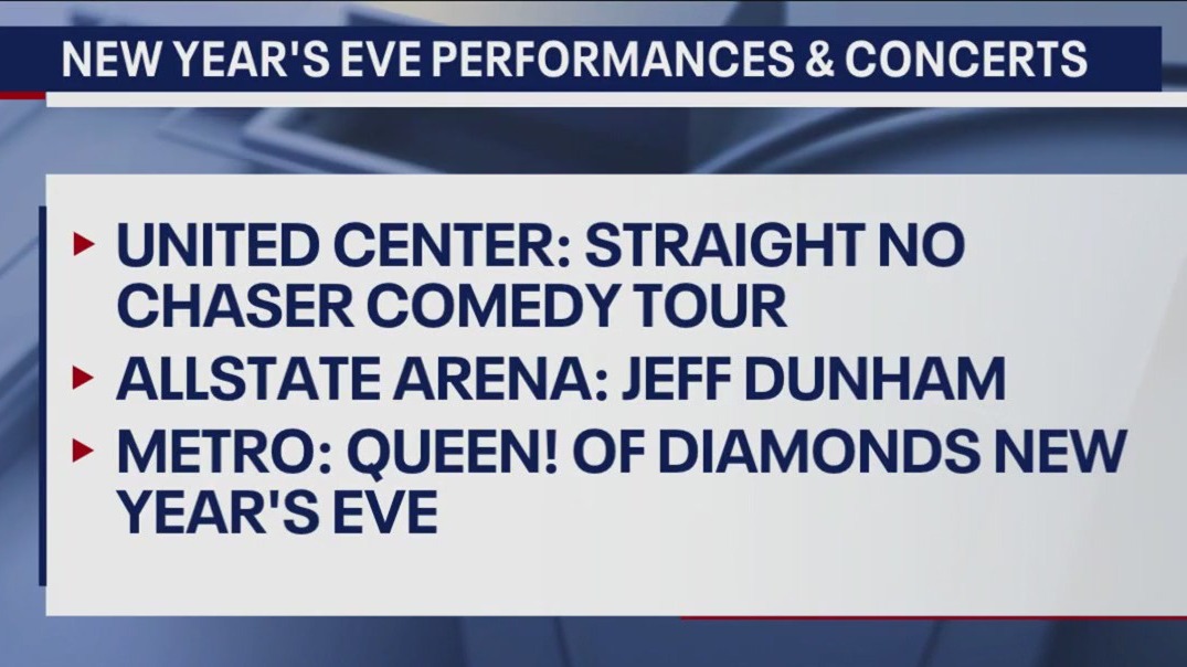 Several concerts, performances scheduled in Chicago for New Year's Eve