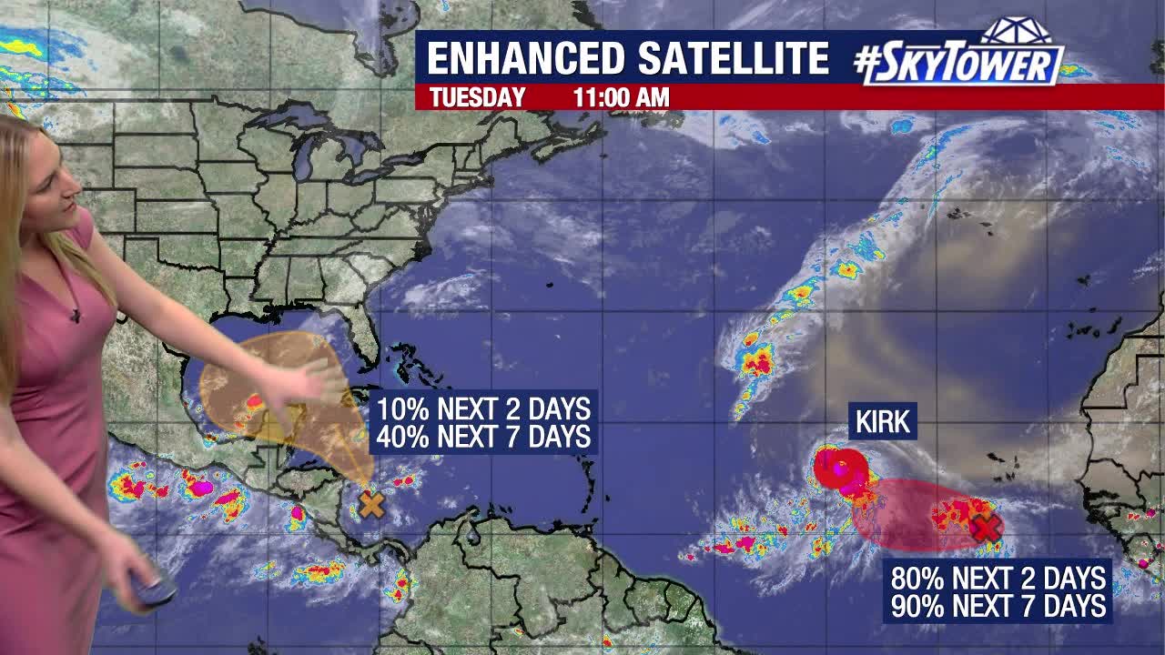 Tropical disturbance could develop and move into Gulf