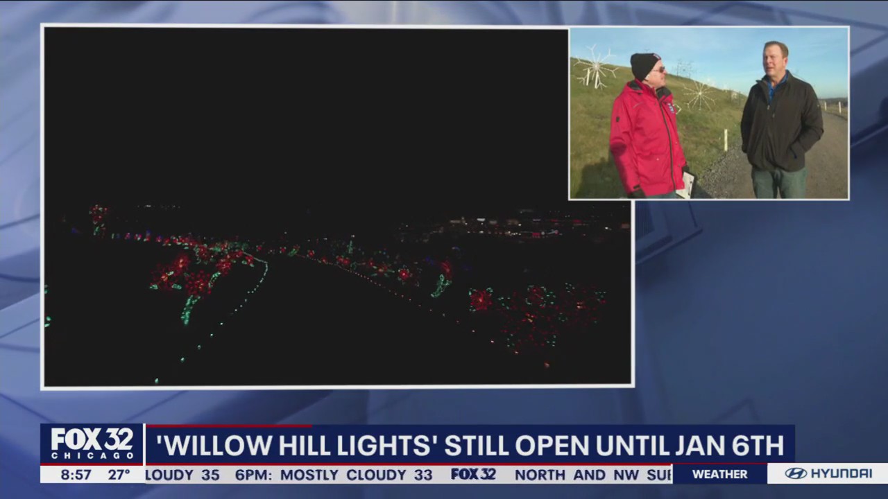 The Willow Hill Lights will spread the holiday spirit through this Saturday.