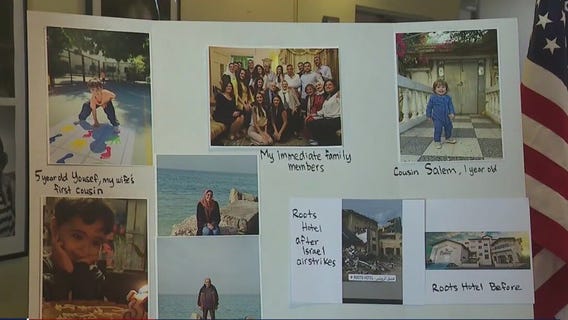 Chicago-area activists call for humanitarian aid for loved ones in Gaza