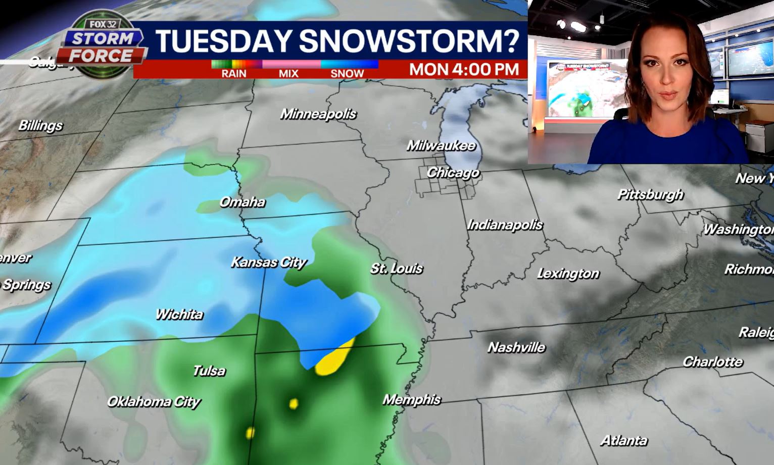 Winter is making a comeback! We have several snow chances in the next 7 days