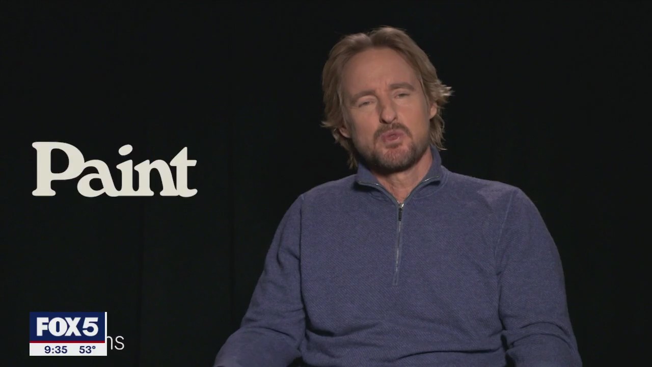 'Paint': Owen Wilson plays Bob Ross-type artist and took lessons in preparation