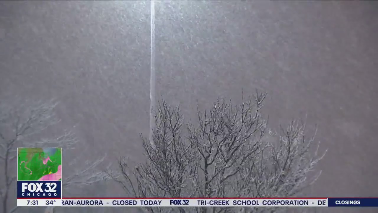 Slushy conditions slow things down on Indiana roads