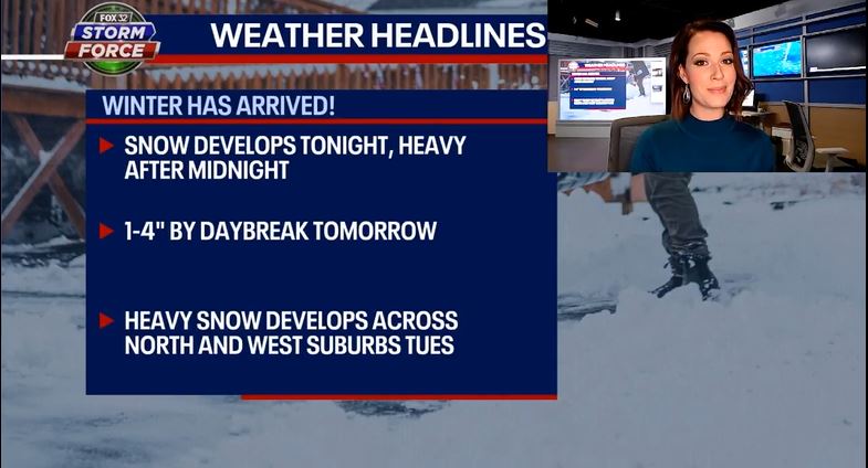 Chicago weather: Winter has arrived, expect heavy snow after midnight