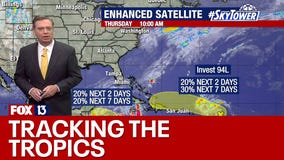 2 systems being monitored in tropics