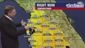 Tampa weather | Warmer & dry into the weekend