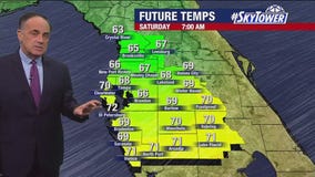 Tampa Bay weather | Sunny, partly cloudy Saturday