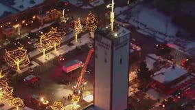 Rooftop rescue underway at Frankfort tower