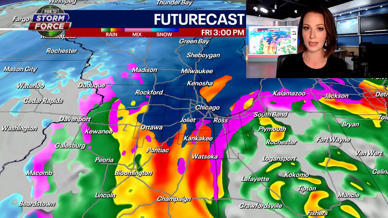 Heavy snow, high winds to make for dangerous travel conditions | FOX 32 ...