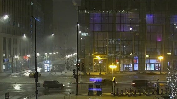Chicago drivers brave blustery commute as winter storm slams area