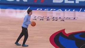 DePaul University student wins $10K with unbelievable half-court shot: 'Vegas is calling'